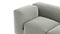 Le Mura - Le Mura Sectional Sofa, Eight Seater, Right, Soft Gray Brushed Weave