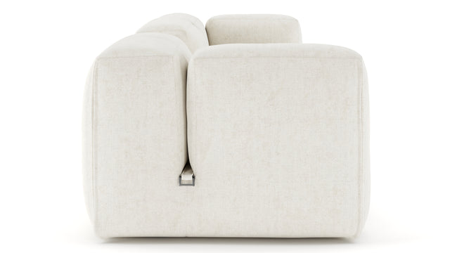 Le Mura - Le Mura Sectional Sofa, Four Seater, Left, Natural Linen