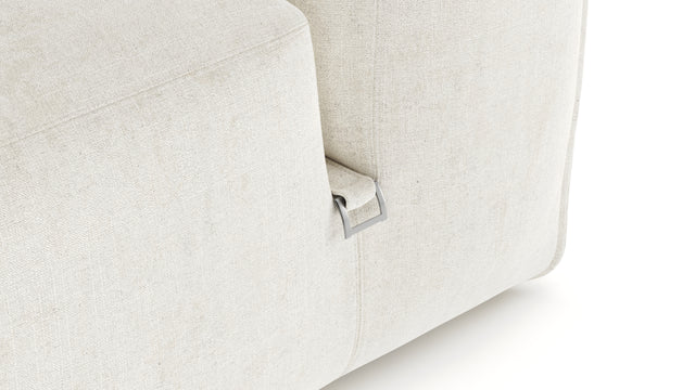 Le Mura - Le Mura Two Seater Sofa, Natural Linen