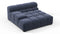 Tufted - Tufted Module, Deep Large Left Arm, Royal Blue Wool