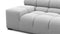 Tufted - Tufted Module, Extra Large Left Arm, Light Gray Wool