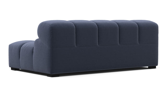 Tufted - Tufted Module, Extra Large Left Arm, Royal Blue Wool