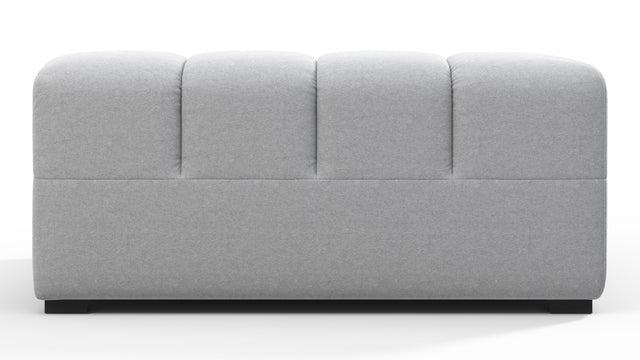 Tufted - Tufted Module, Large Left Corner, Light Gray Wool