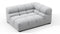 Tufted - Tufted Module, Large Right Corner, Light Gray Wool