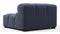 Tufted - Tufted Module, Left Corner, Royal Blue Wool