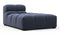 Tufted - Tufted Module, Right Chaise, Armless, Royal Blue Wool