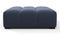 Tufted - Tufted Ottoman, Royal Blue Wool