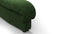 DS 600 - DS 600 Left End Stool Module, Tarragon Vegan Suede