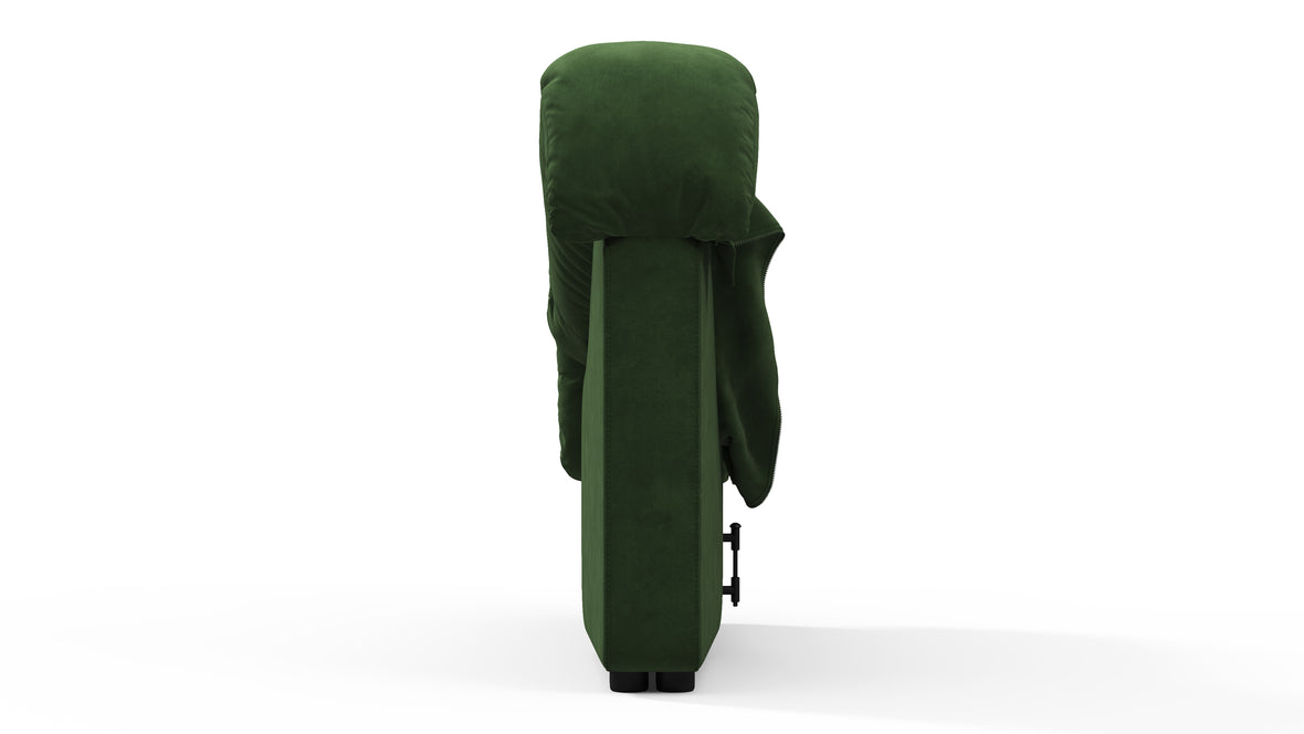 DS 600 - DS 600 Right End Module, Armrest, Tarragon Vegan Suede