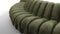 DS 600 - DS 600 Curved Sectional, Deep Olive Vegan Leather