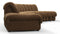 DS 600 - DS 600 Large Open End Sofa, Brown Vegan Suede