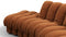 DS 600 - DS 600 Small Open End Sofa, Left, Burnt Orange Vegan Suede