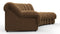 DS 600 - DS 600 Small Open End Sofa, Right, Brown Vegan Suede