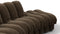 DS 600 - DS 600 Small Open End Sofa, Right, Distressed Brown Vegan Leather