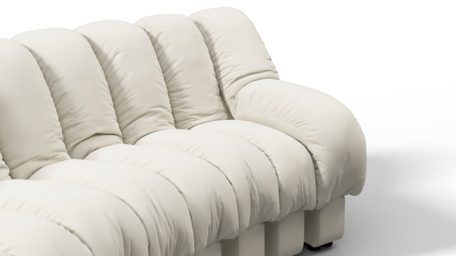 DS 600 - DS 600 Three Seater Sofa, Cream Vegan Leather