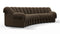 DS 600 - DS 600 Three Seater Sofa, Distressed Brown Vegan Leather