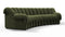 DS 600 - DS 600 Three Seater Sofa, Moss Green Chenille