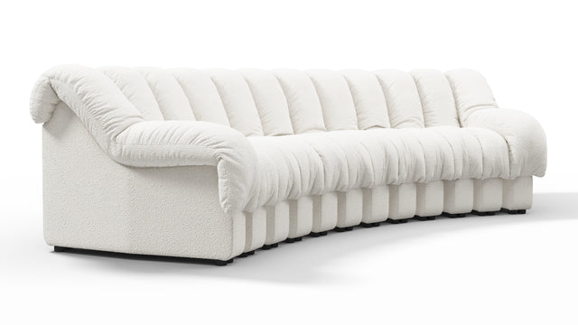 DS 600 - DS 600 Three Seater Sofa, White Boucle