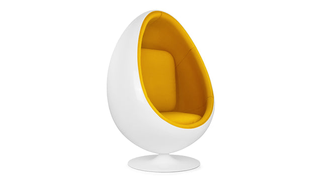 Egg Pod - Egg Pod Chair, Dijon Wool