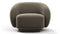 Julep - Julep Lounge Chair, Ash Brown Velvet