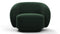 Julep - Julep Lounge Chair, Empress Green Velvet