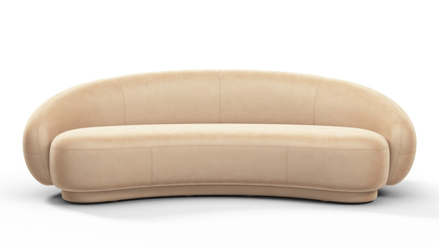 Julep - Julep Sofa, Ecru Velvet