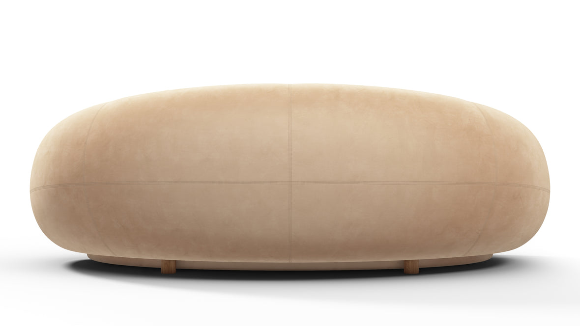 Julep - Julep Sofa, Ecru Velvet