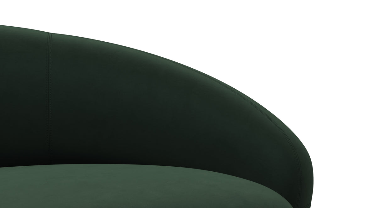 Julep - Julep Sofa, Empress Green Velvet