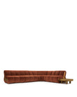 Sectionals River Sectional, Large Right Corner, Russet Plush Velvet