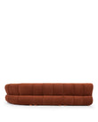 Sectionals River Sectional, Large Right Corner, Russet Plush Velvet