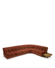 Sectionals River Sectional, Large Right Corner, Russet Plush Velvet