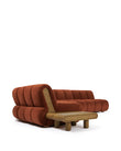 Sectionals River Sectional, Large Left Corner, Russet Plush Velvet