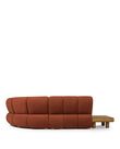 Sectionals River Sectional, Large Left Corner, Russet Plush Velvet