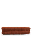 Sectionals River Sectional, Large Left Corner, Russet Plush Velvet
