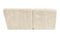 Iona - Iona Sectional, Left Corner, White Long Hair Sherpa