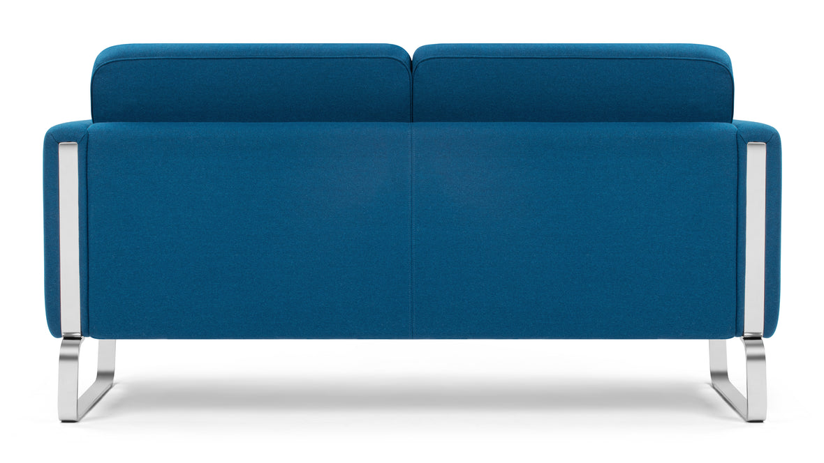 CH101 - CH101 Two Seater Sofa, Indigo Blue Wool