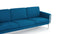 CH101 - CH101 Three Seater Sofa, Indigo Blue Wool