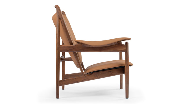 Chieftain - Chieftain Chair, Tawny Brown Vegan Leather and Ash