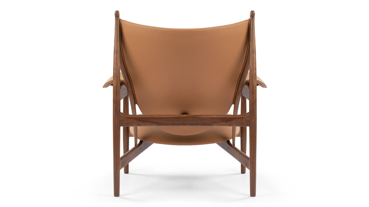 Chieftain - Chieftain Chair, Tawny Brown Vegan Leather and Ash