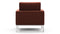 Florence - Florence Lounge Chair, Burgundy Velvet