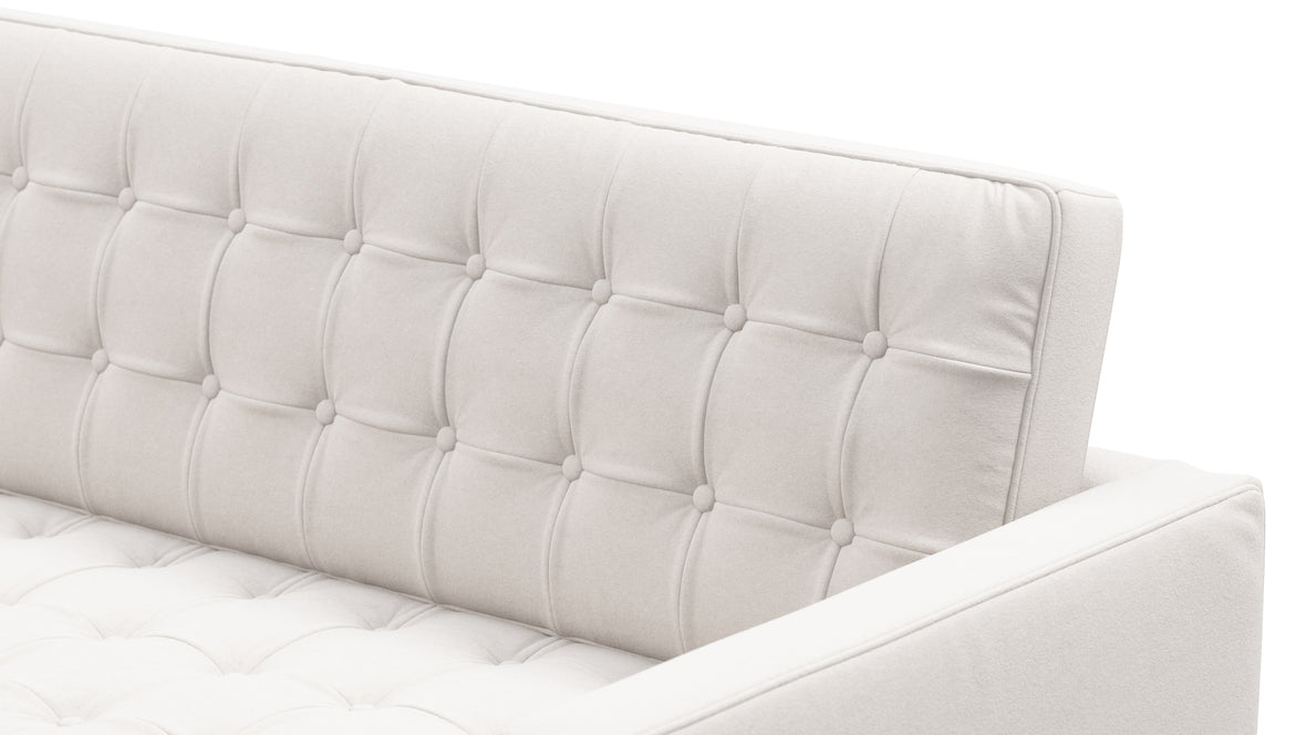 Florence - Florence Three Seater Sofa, Left Chaise, Snow White Wool