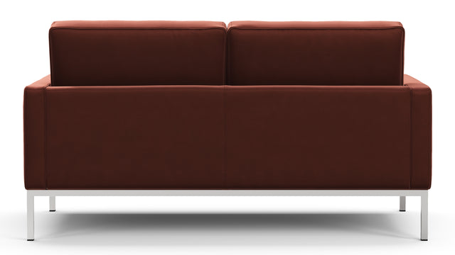 Florence - Florence Two Seater Sofa, Burgundy Velvet