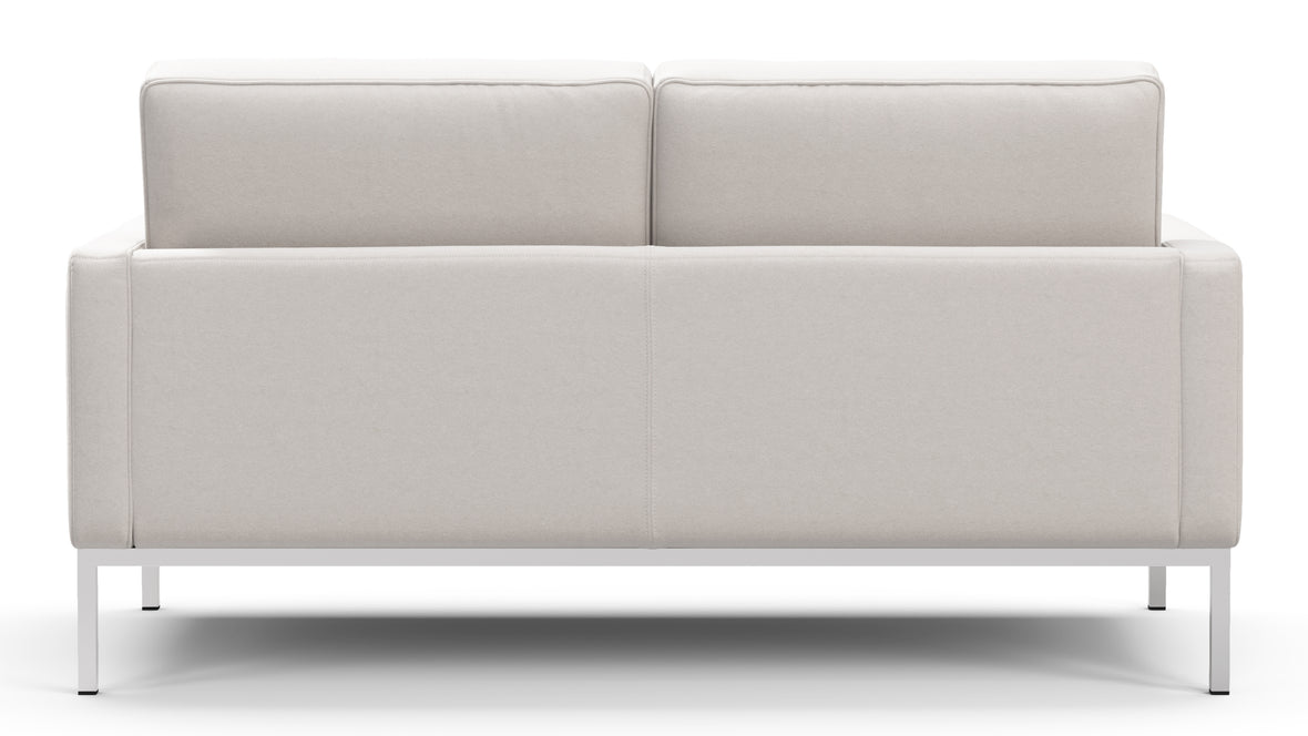 Florence - Florence Two Seater Sofa, Snow White Wool