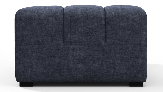 Tufted - Tufted Module, Left Corner, Indigo Blue Chenille