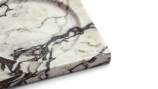 Sia - Sia Tray, Calacatta Viola Marble