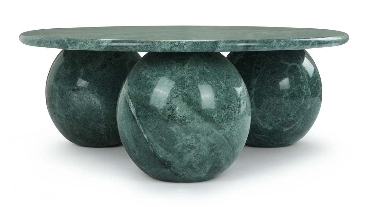 Mya - Mya Coffee Table, Green Marble