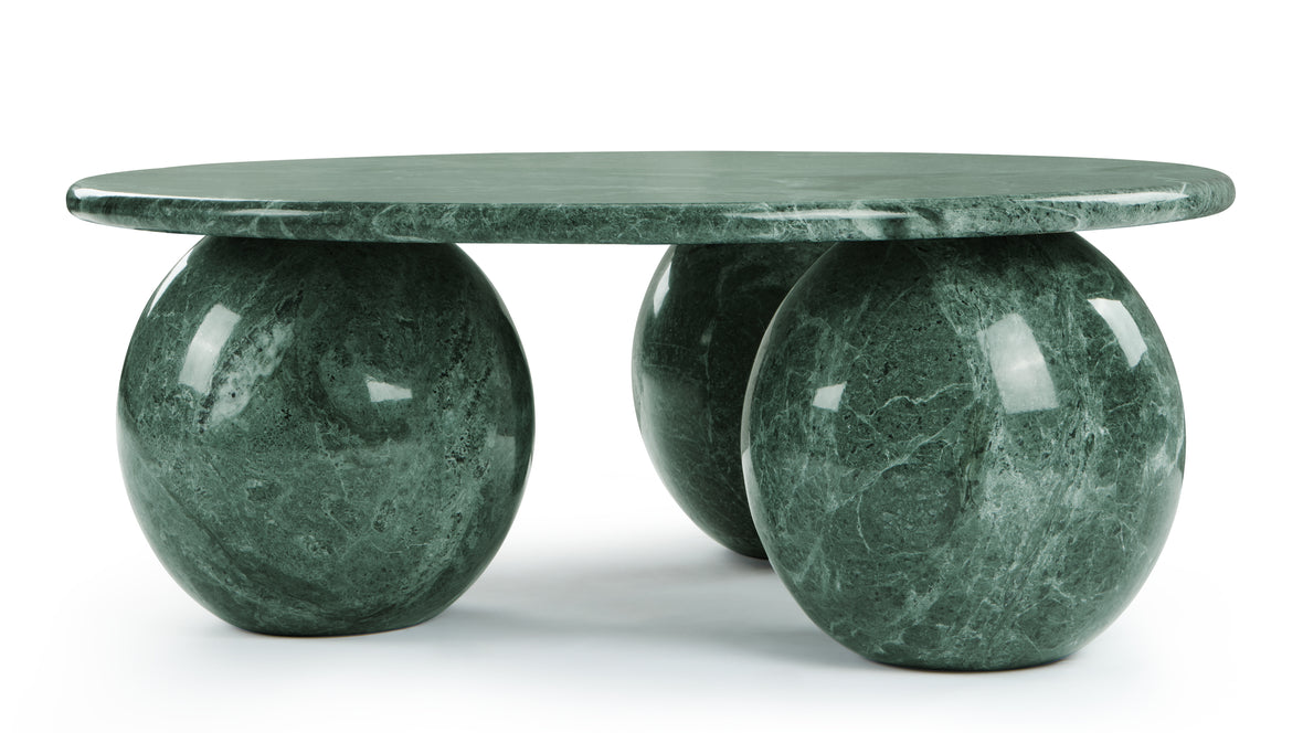 Mya - Mya Coffee Table, Green Marble