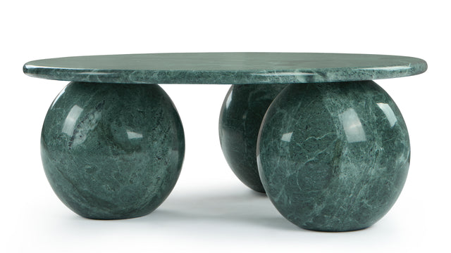 Mya - Mya Coffee Table, Green Marble