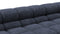 Tufted - Tufted Sectional, Extra Deep Sofa, Indigo Blue Chenille