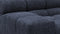 Tufted - Tufted Sectional, Small, Left Chaise, Indigo Blue Chenille